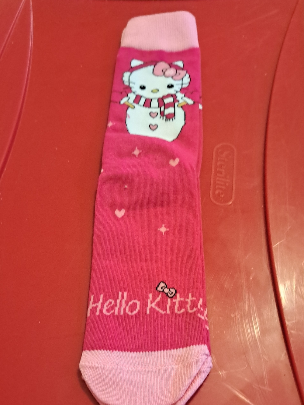 Hello Kitty Christmas Crew Socks 5 Pair Holiday Set OS - Picture 9 of 12